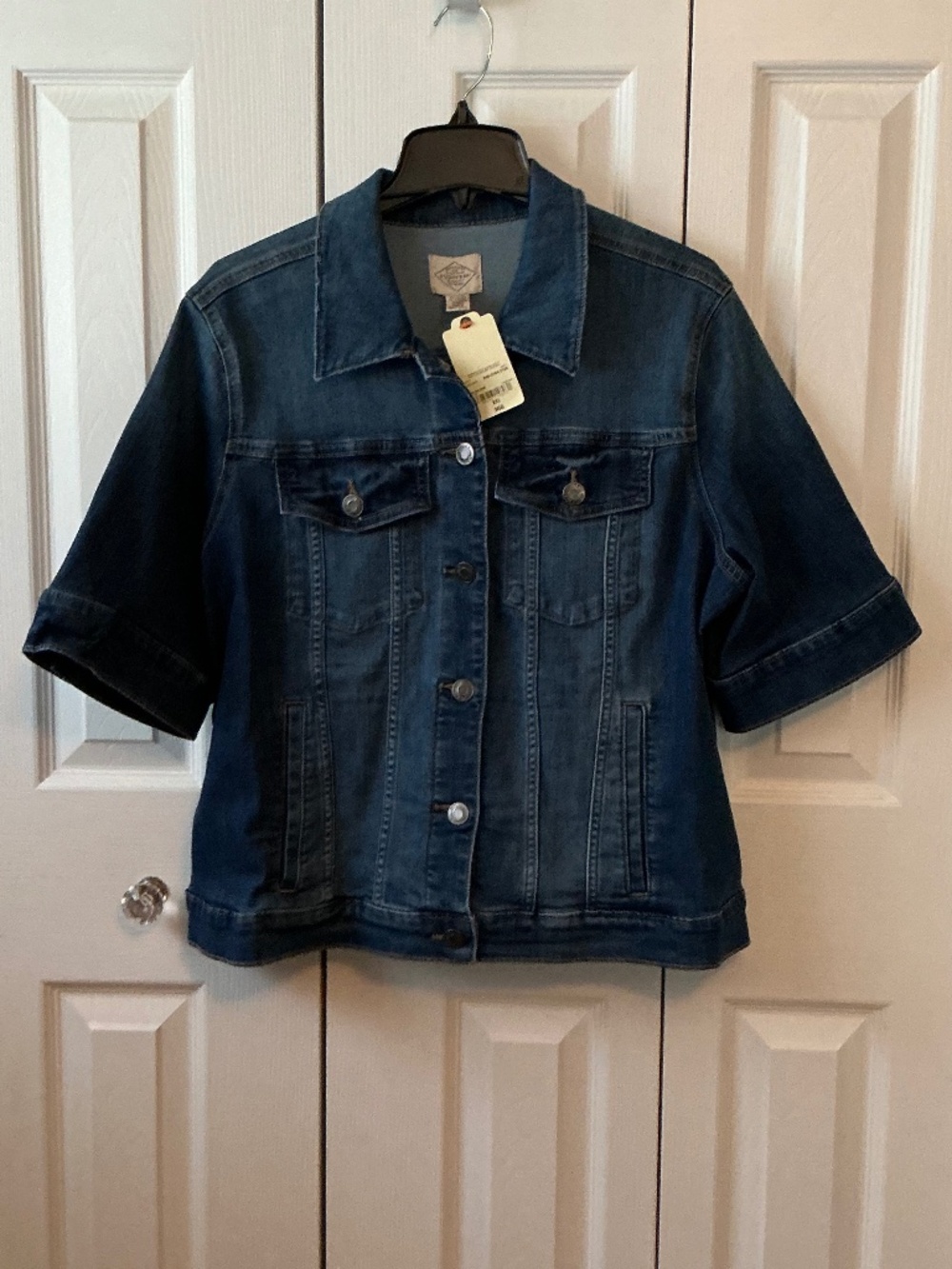 NWT Denim Jacket Short Sleeve